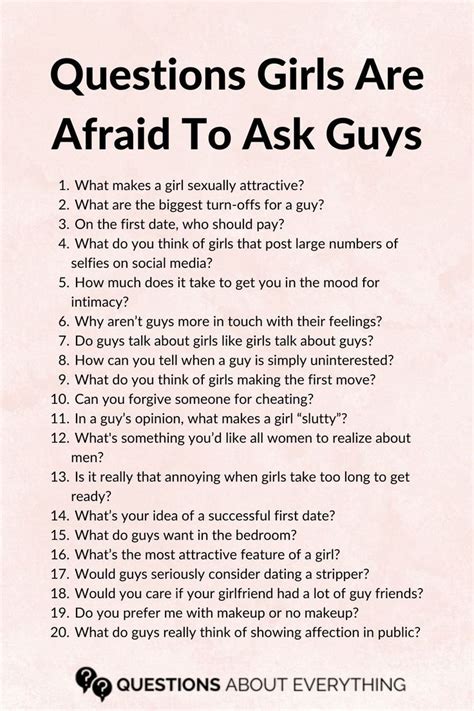 girls ask guys|Girls ask, guys answer : r/teenagers